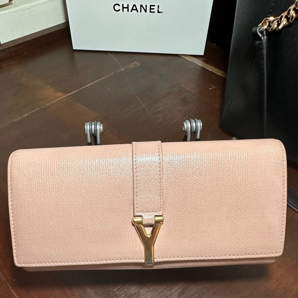 YSL Yves Saint Laurent Pink Wallet